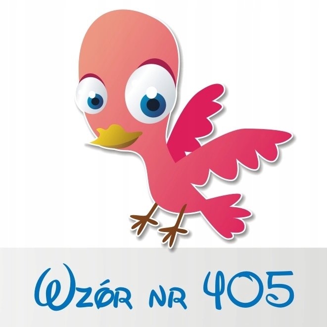 Naklejka na ścianę 50cm Ptaszek 405, 50x45 cm