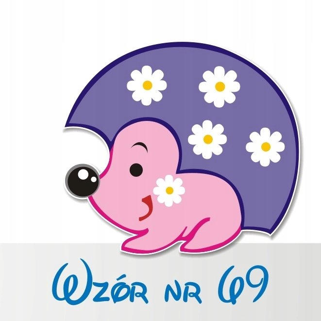 Naklejka na ścianę 50cm Jeżyk 69, 50x45 cm