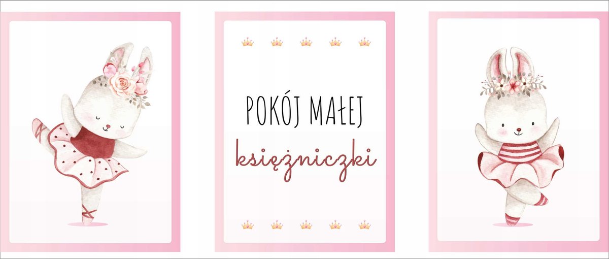 Plakaty do pokoju dziecięcego plakaty 3x 50x70 KD021