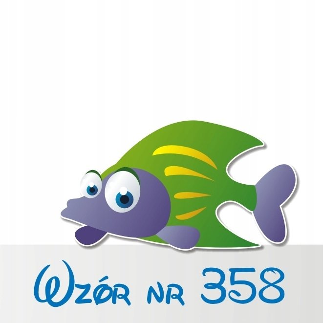 Naklejka na ścianę 50cm Rybka 358, 50x27 cm