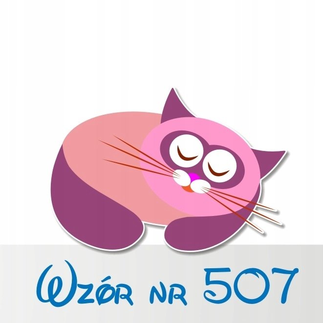 Naklejka na ścianę 50cm Kotek 507, 50x35 cm