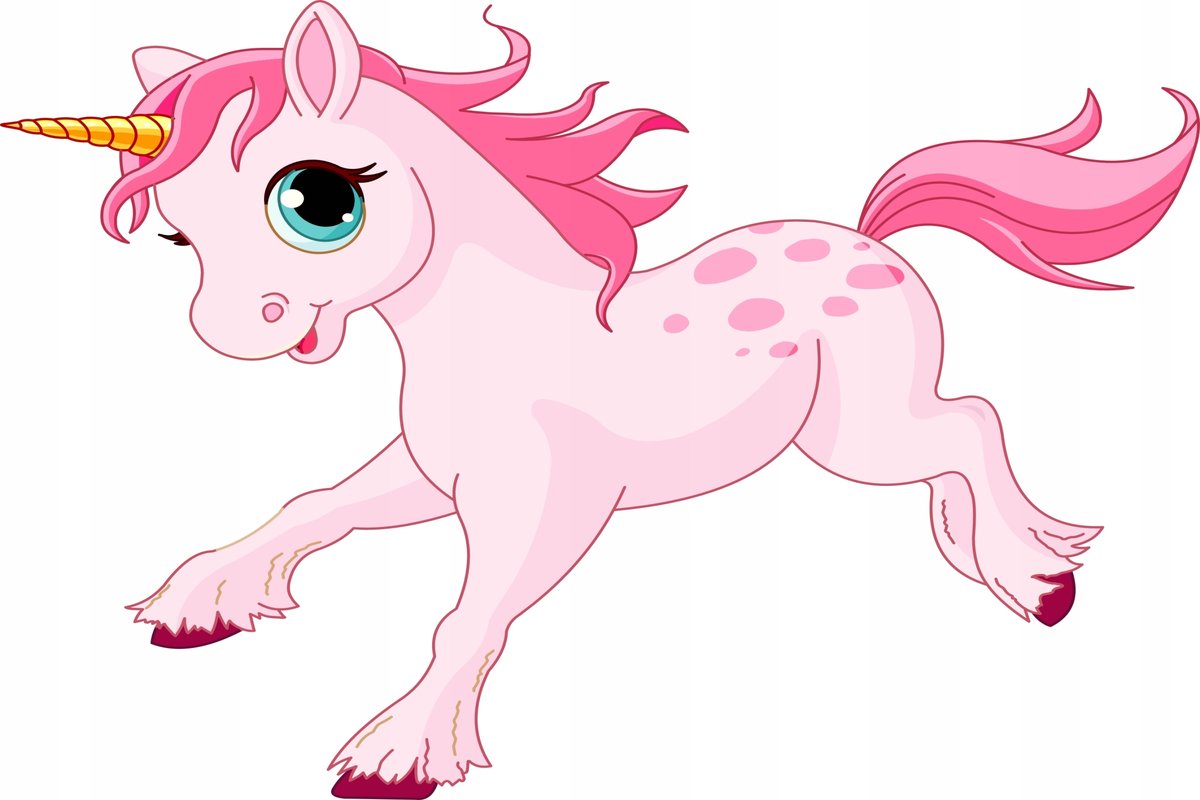Naklejka ścienna Kucyk Pony Unicorn Jednorożec 7, 100x65 cm