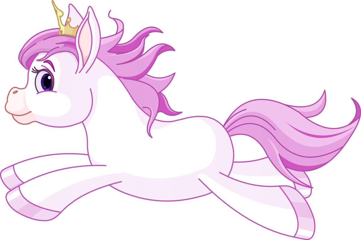 Naklejka ścienna dla dzieci Konik Kucyk Pony 8, 120x80 cm