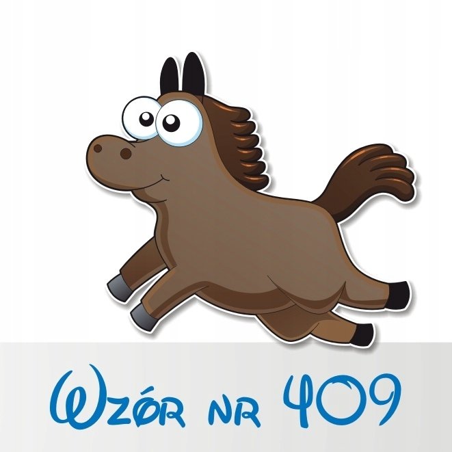 Naklejka na ścianę 50cm Konik 409, 50x45 cm