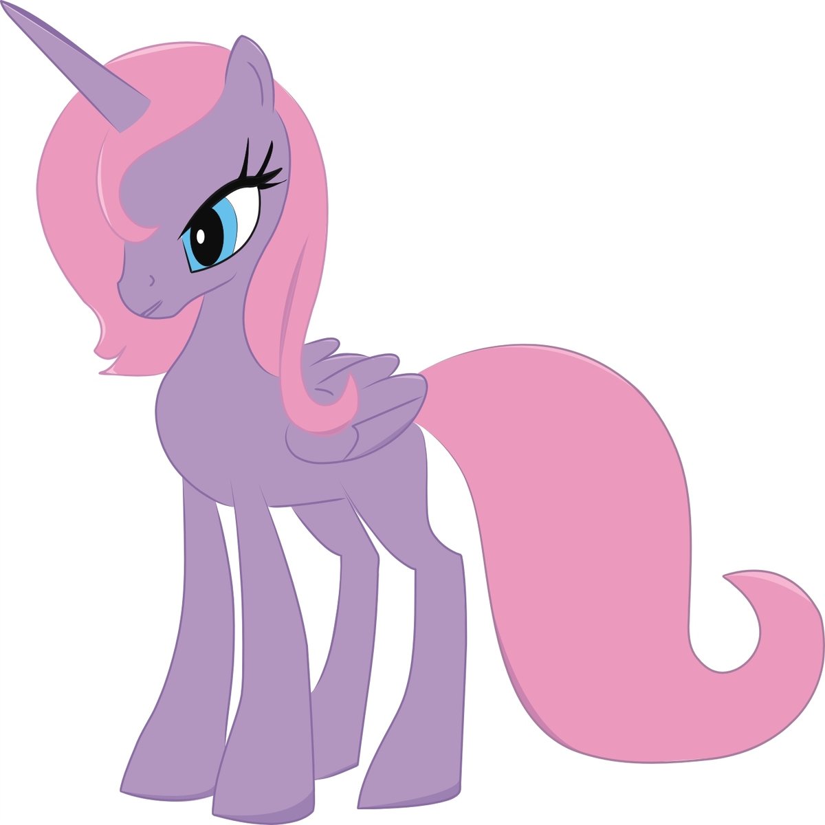 Naklejka na ścianę konik Kucyk Pony Jednorożec 3, 100x100 cm