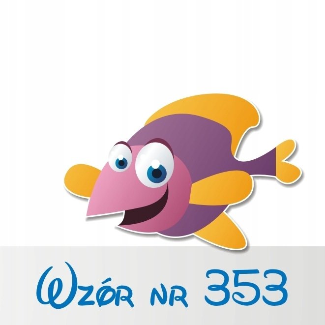 Naklejka na ścianę 50cm Rybka 353, 50x33 cm