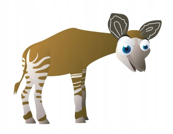 Naklejka na ścianę 50cm Antylopa 387, 50x37 cm