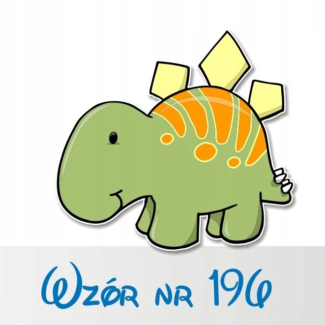 Naklejka na ścianę 50cm Dinozaur 196, 50x47 cm