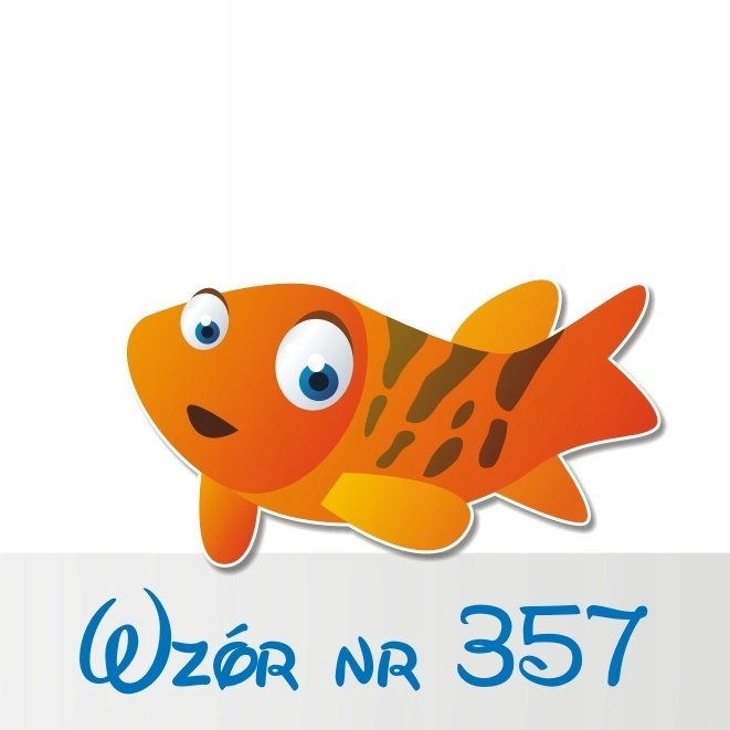 Naklejka na ścianę 50cm Rybka 357, 50x27 cm