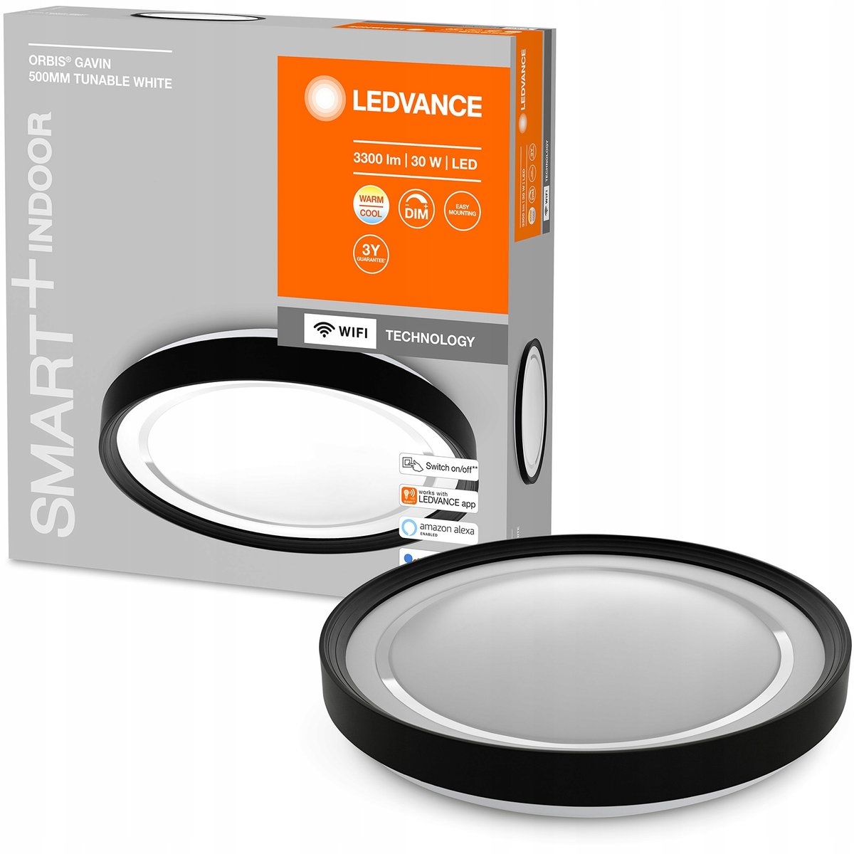 LEDVANCE SMART+ SMART+ WiFi Orbis Gavin lampa sufitowa