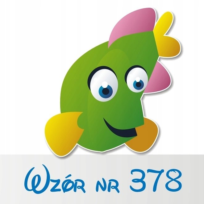 Naklejka na ścianę 50cm Rybka 378, 50x45 cm