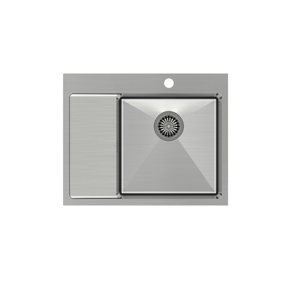 QUADRON RUSSEL 116 stal szczotkowana INOX komora PRAWA