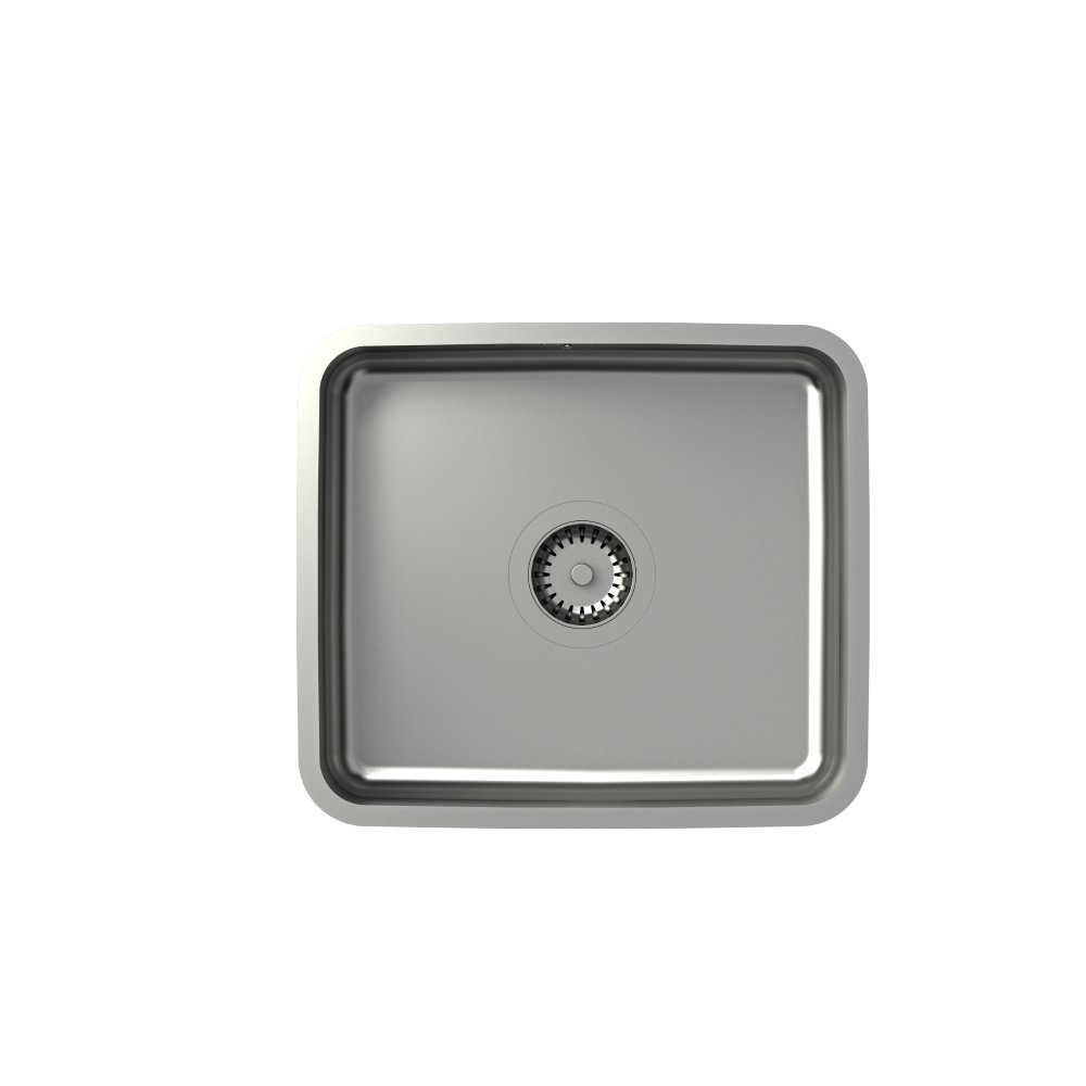 QUADRON Zlewozmywak stalowy stal szczotkowana NICOLAS SteelQ Nano KS1U-4036-BS-DB-12SR3-P1A-BS