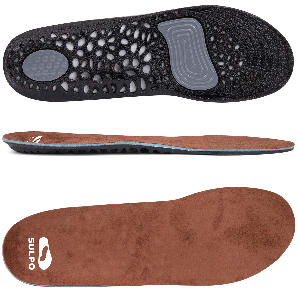 Żelowe wkładki amortyzujące usztywniane docinane 42-46