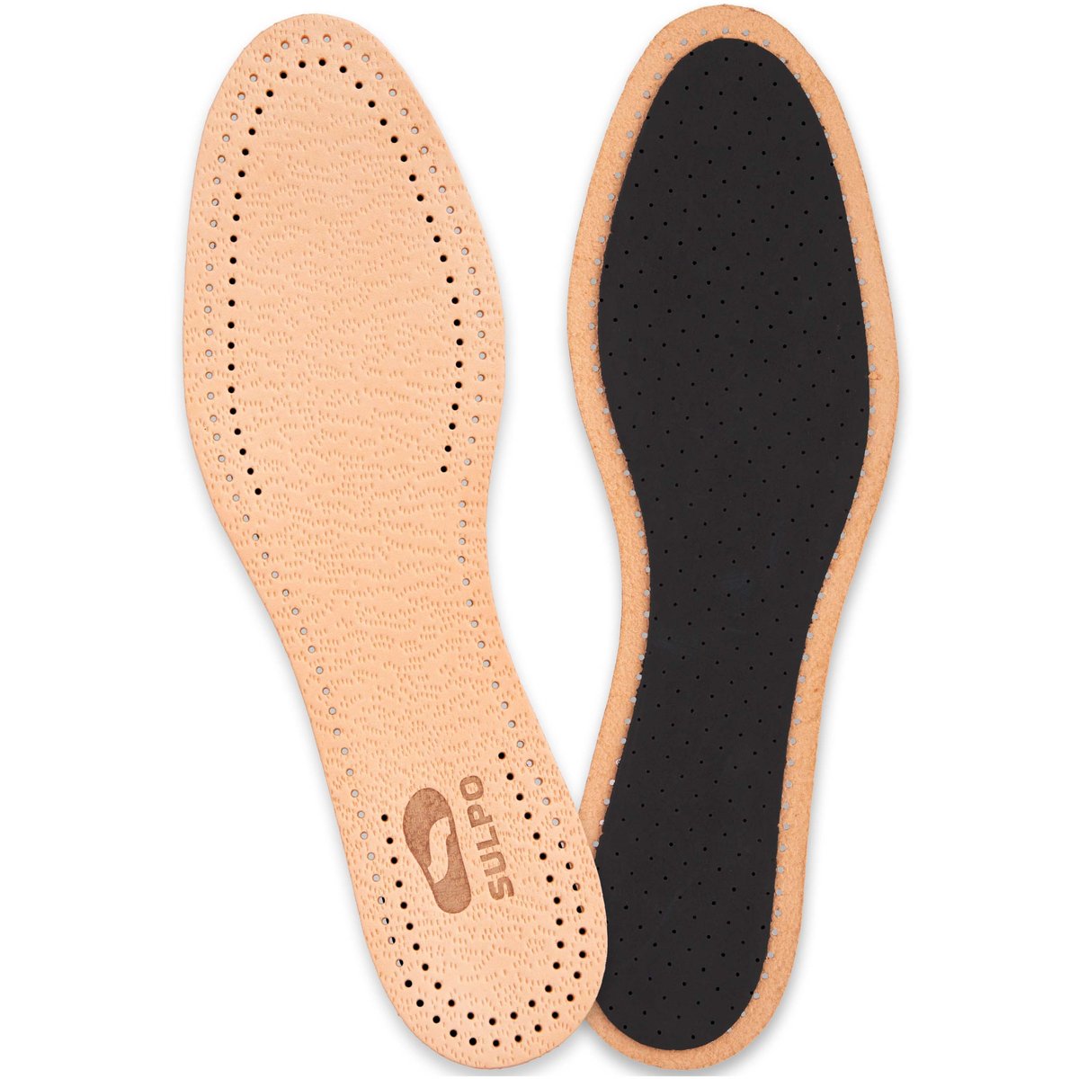 Skórzane wkładki z naturalnym korkiem 45