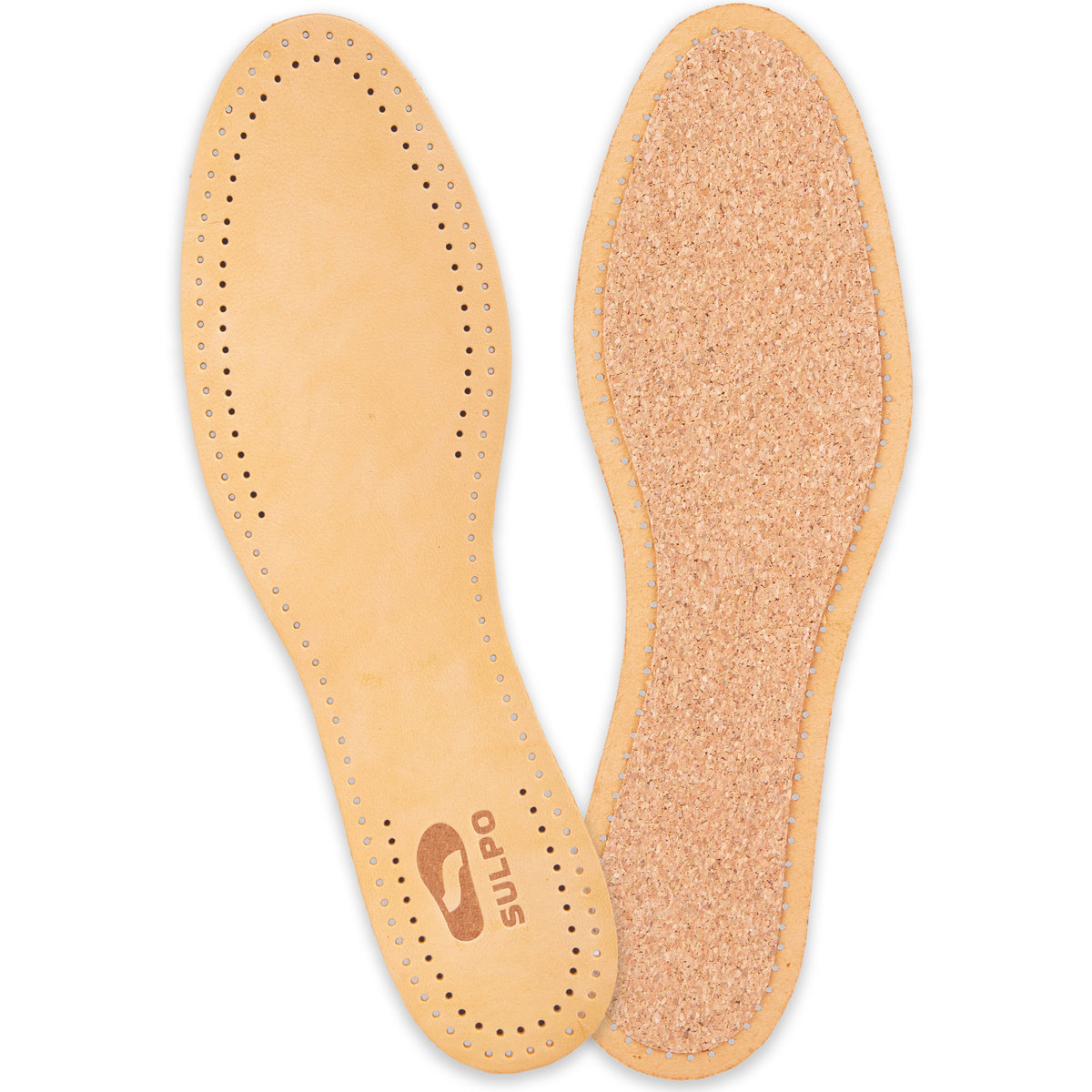 Skórzane wkładki z naturalnym korkiem 43