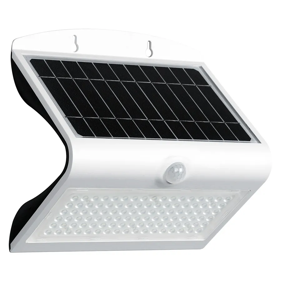 Nowoczesny biały kinkiet solarny zewnętrzny - 6.8W Z9-H98