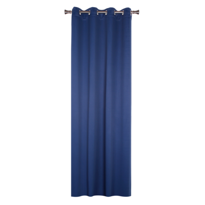 Zasłona z kółkami BLACKOUT 140 x 260 cm granatowa