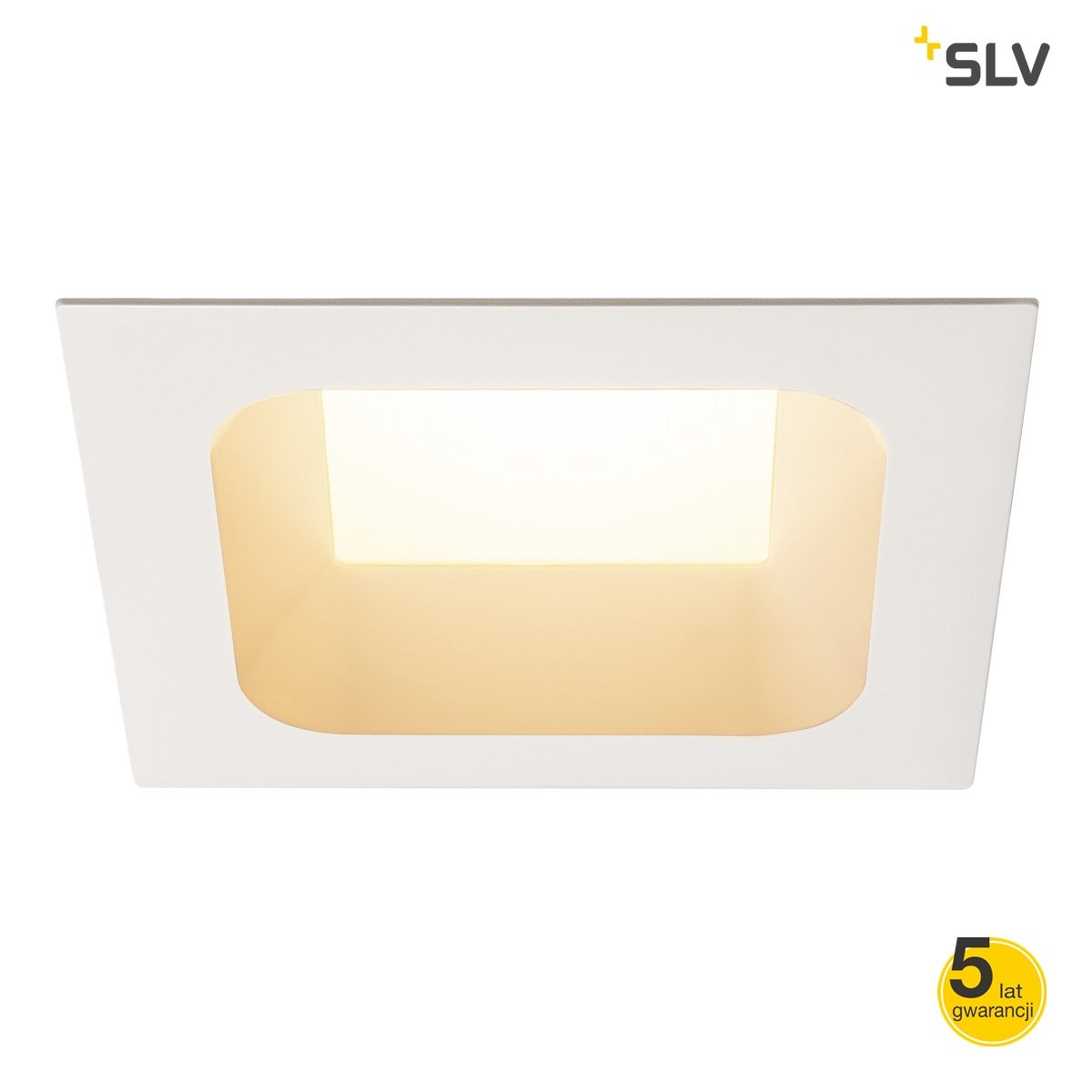 SLV lampa sufitowa LED verlux EBL | diody LED zamontowane na stałe 28 W 2360lm ciepła biel | 112702 112702