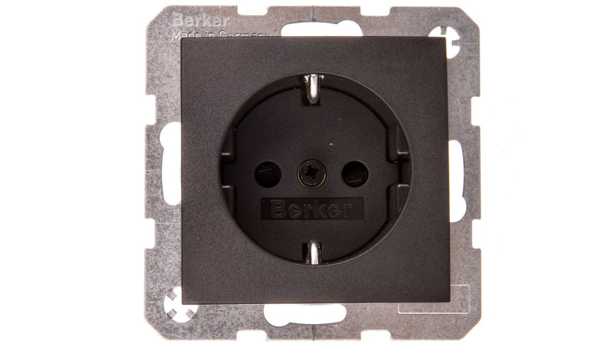 Berker Polska Gniazdo SCHUKO, z zabezpieczeniem przed dziećmi - seria B 4 (47231606)