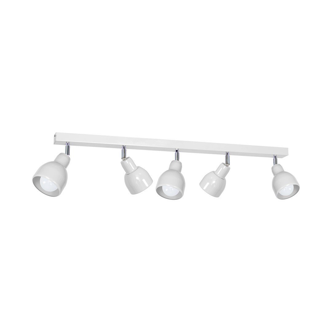Decoland Oświetlenie punktowe PIK 5xE27/60W/230V biały