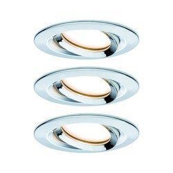 Paulmann Zest OW Nova Plus Coin ści IP65 okr wychLED 3x6,8W 633lm 2700K Chrom/Alu 93684