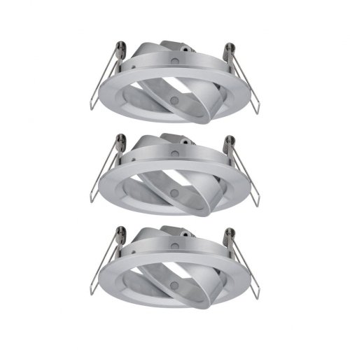 Paulmann Choose Zestaw opraw wbudowanych ruchomych aluminium 92490