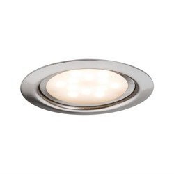 Paulmann Lampa LED do zabudowy 93553 305 lm 2700 K Żelazowy szczotkowany)