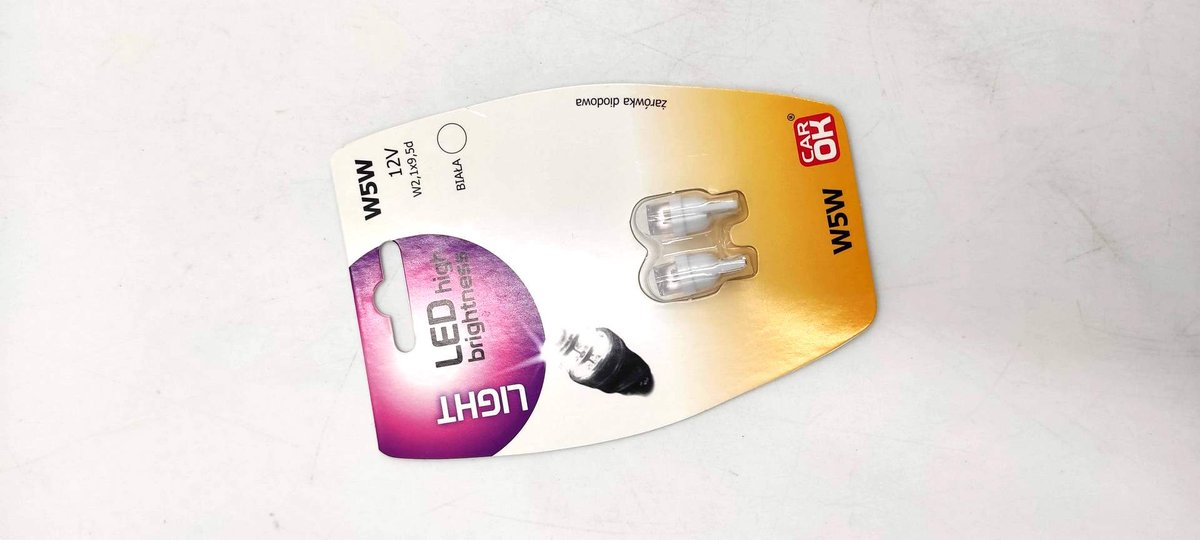 Żarówki W5W 12V Diod.B/Cok.Bia.Bl-2 Nok (10)