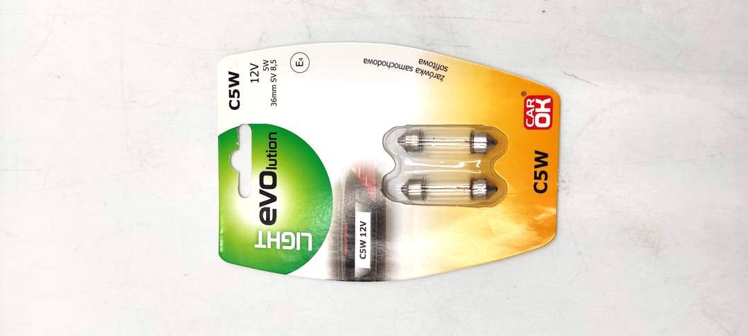 Żarówka C5W 12V 5W Rur.35Mm Bl-2 Nok (10)