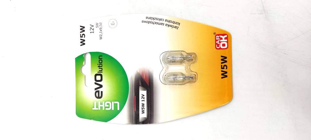 Żarówka W5W 12V 5W Caloszkl. Blis-2 Nok (10)