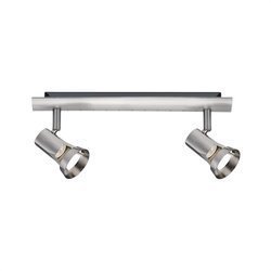 Paulmann 66699 Spotlight teja (Król ostrogotów) max 2 X 10 W GU10 nikiel satynowany 230 V metalowe 666.99 lampa sufitowa lampa LED reflektor lampa sufitowa 66699