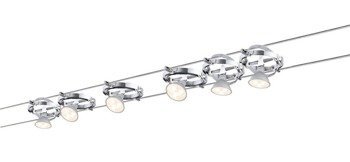 Paulmann Cardan LED system linkowy 6x4W GU5.3 chrom/biały 230/12V 80VA metal 94128