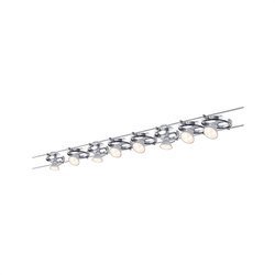 Paulmann światła wire system CARDAN maks. 8 X 10 W, GU5,3, metalowe, chromowane matowe, 500 x 12,5 x 9 cm 941.53