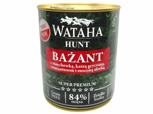 Wataha Adult Bażant Z Marchewką I Suszoną Śliwką 800 G / Wataha