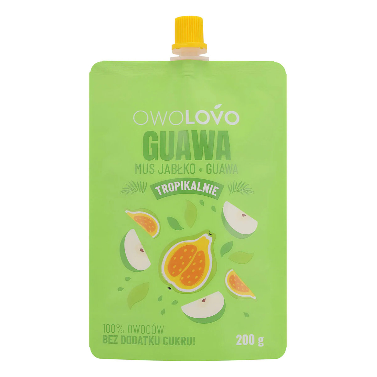 OWOLOVO MUS JABŁKO-GUAWA 200G