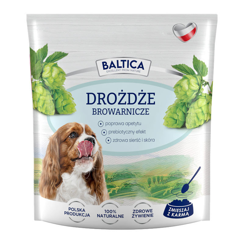 Baltica Drożdże browarnicze dla psa i kota 600g