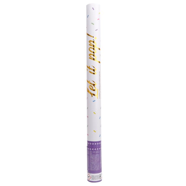 TUBA Z KONFETTI 60 CM MULTIKOLOR FOLIA