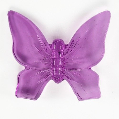 Korale akrylowe Motyl 35/42 (1szt) Lawendowe