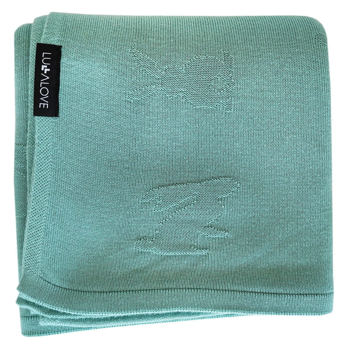 Kocyk Dla Niemowląt Lekki Bambusowy 80X100 Cm Króliczki Szałwia Lullalove