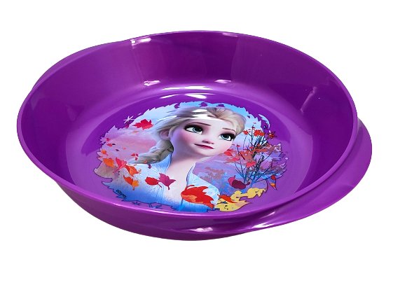 Talerzyk Głęboki Kraina Lodu - 16 Cm. Fioletowy