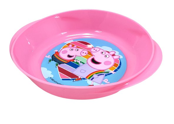 Talerzyk głęboki Świnka Peppa - 16 cm. Różowy