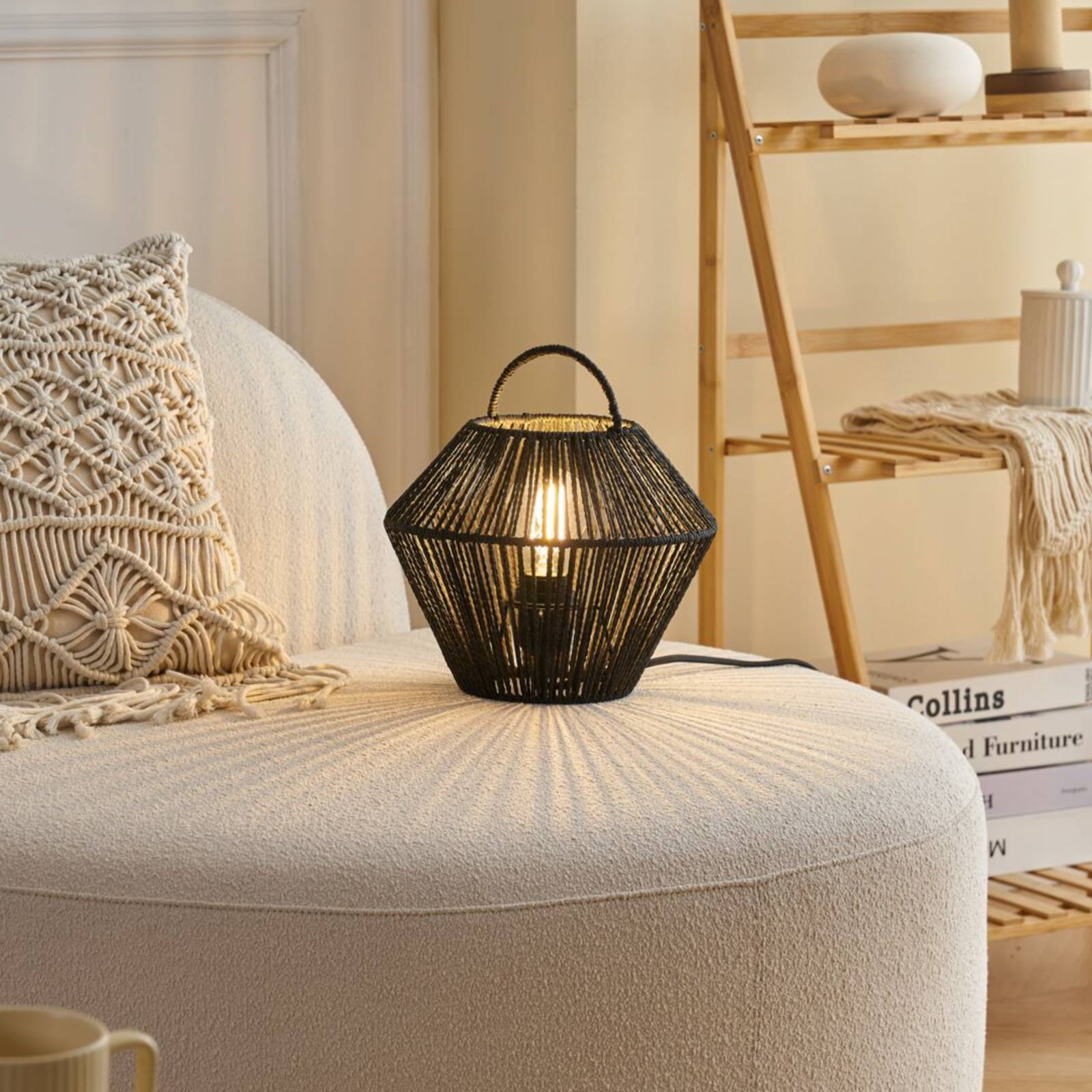 Lampa stołowa Pauleen Boho Shine