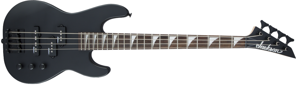 Jackson JS Series Concert Bass Minion JS1X Amaranth Fingerboard Satin Black