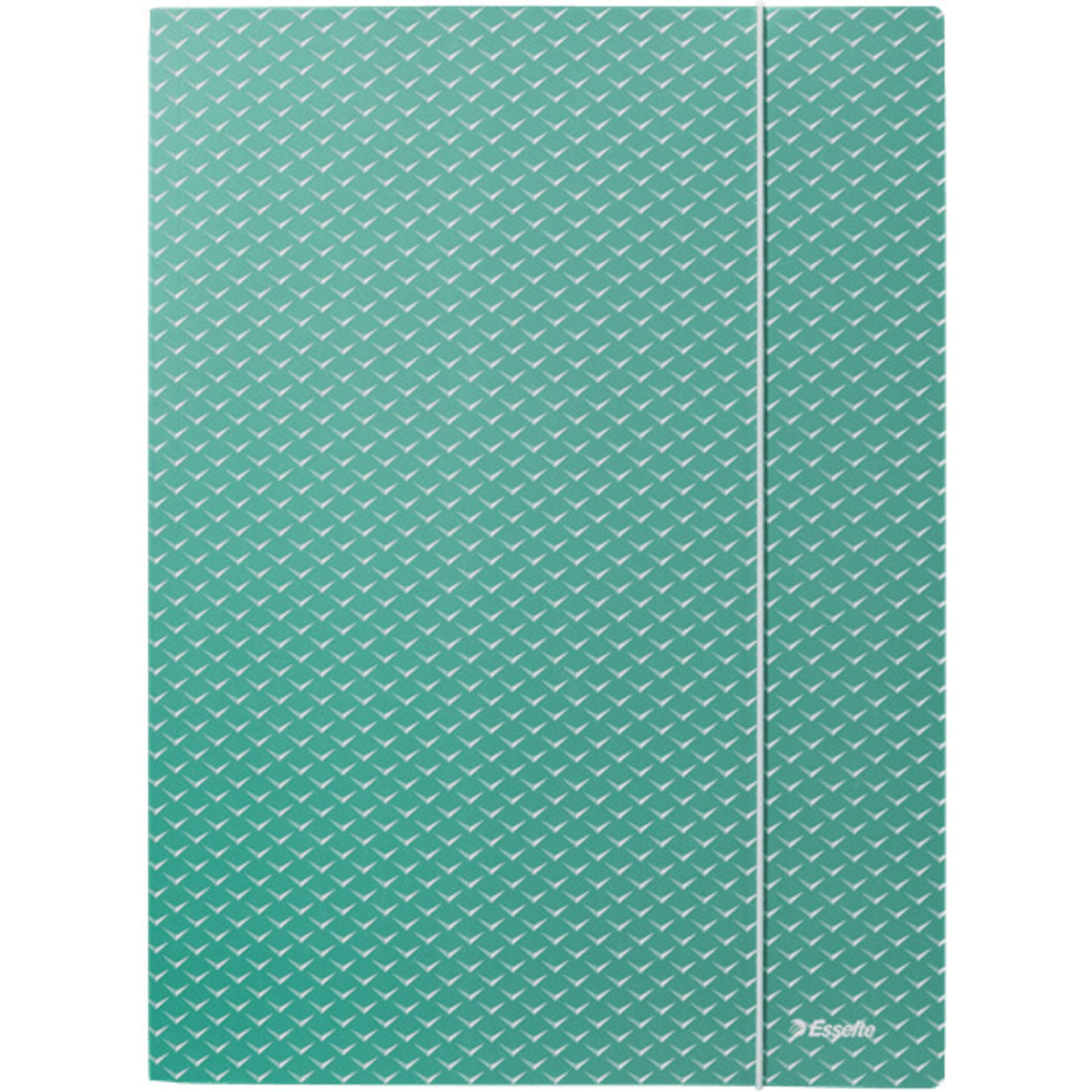 Teczka kartonowa z gumką Colour`Breeze A4 zielona 628493 ESSELTE