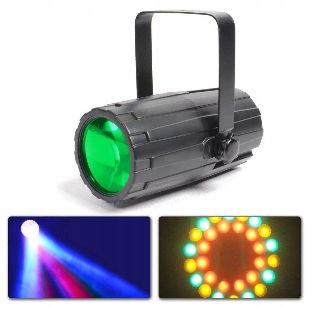 Beamz beamz Moon Flower efekt świetlny LED reflektor LED reflektor (20 W), 60 diodami LED RGBAW, sterowanie muzyką, na ścianie  sufity i montażu na stojaku Czarny 153.742