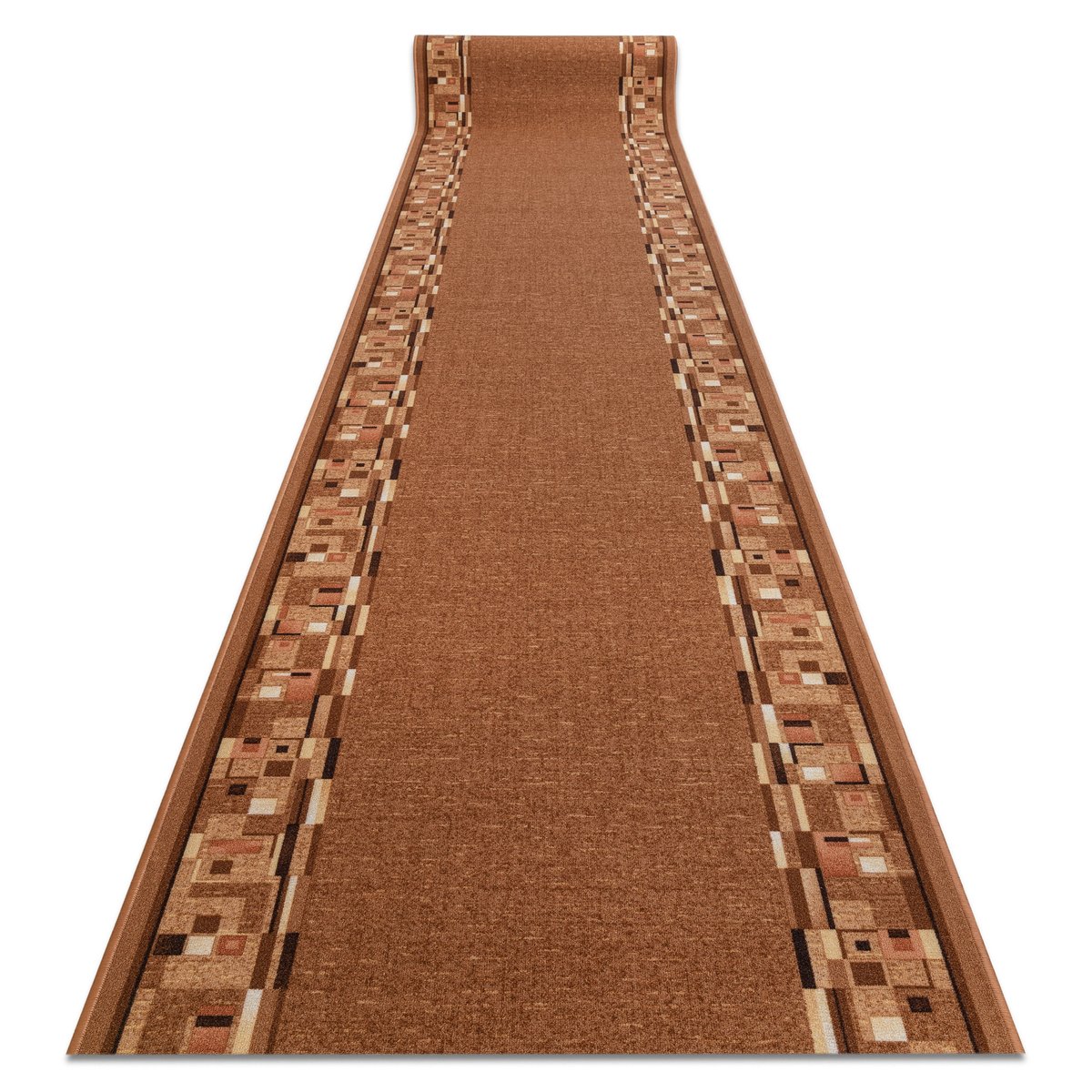 Chodnik Podgumowany Bombay Ciemny Beż 80Cm, 80X490 Cm