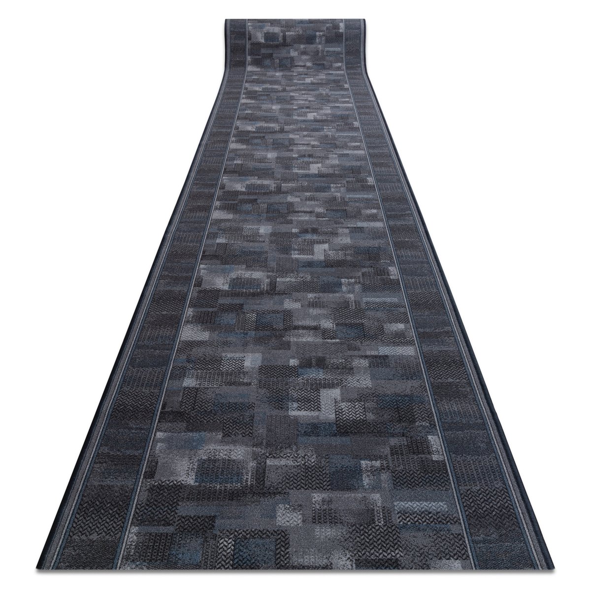 CHODNIK PODGUMOWANY TRIBE antracyt 100cm, 100x180 cm