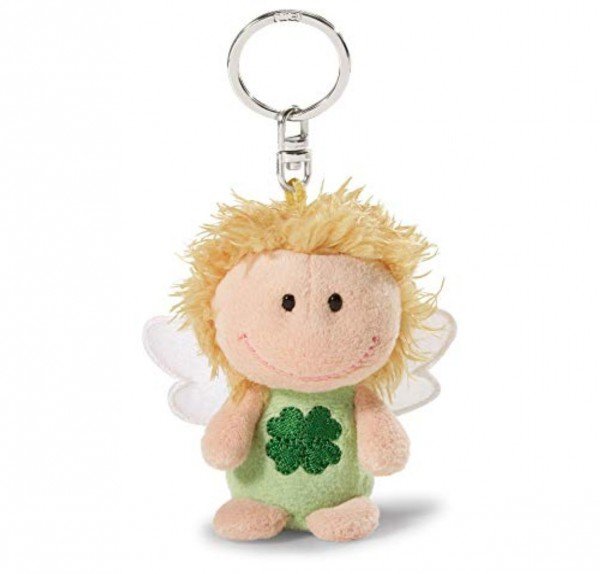 Nici 34553 - Anioł Stróż, Mam szczęście, brelok do kluczy, 7 cm, zielony