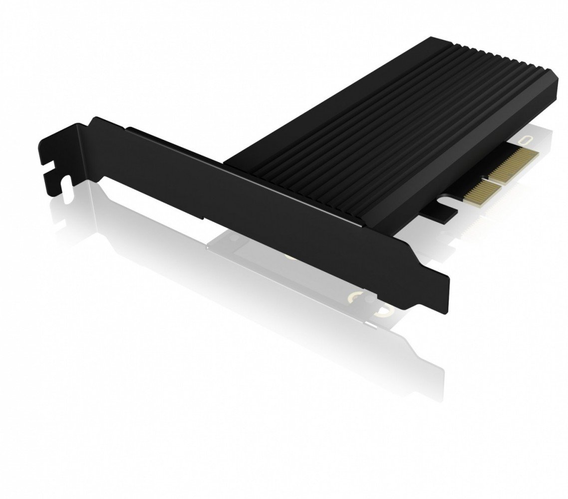 karta PCIe na szybki dysk Ssd M.2 NVMe radiator